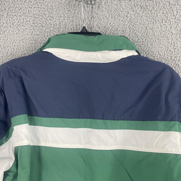 Brooks Brothers 346 Jacket Mens Medium Green Navy Hooded Primaloft Insulated - Picture 6 of 13